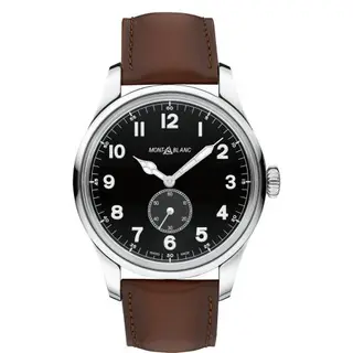 Montblanc 1858 Automatic Small Second Stainless Steel / Black