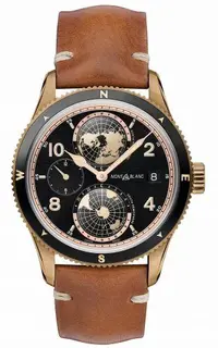 Montblanc 1858 Geosphere Limited Edition 1858 Bronze / Black / Calf