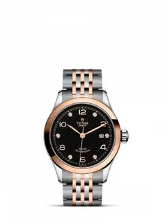 Tudor 1926 28 Stainless Steel / Rose Gold / Black – Diamond