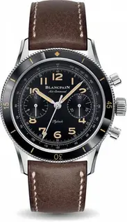 Blancpain Air Command Stainless Steel / Black / Strap
