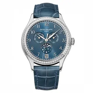 Patek Philippe Annual Calendar 4947 White Gold / Blue