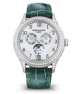 Patek Philippe Annual Calendar 4948 White Gold Black Mother of Pearl