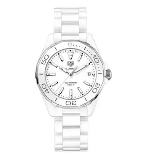 TAG Heuer Aquaracer 300M 35 Ceramic / White / Bracelet