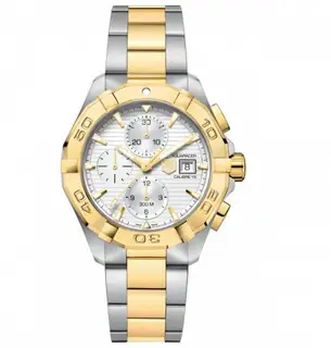 TAG Heuer Aquaracer 300M Calibre 16 43 Stainless Steel / Yellow gold / Silver / Bracelet
