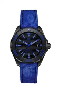 TAG Heuer Aquaracer 300M Calibre 5 41 Titanium PVD / Black – Blue / Nylon
