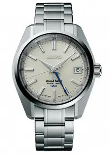 Grand Seiko Automatic GMT Stainless Steel / Cream / Bracelet