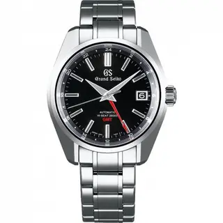 Grand Seiko Automatic Hi Beat 36000 GMT Stainless Steel / Black / Bracelet