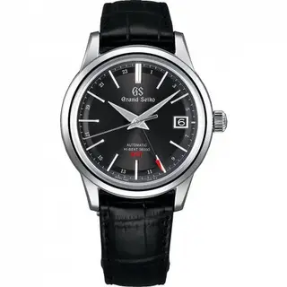 Grand Seiko Automatic Hi Beat 36000 GMT Stainless Steel / Black / Strap