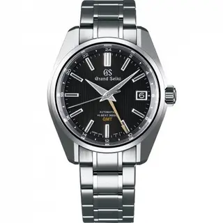 Grand Seiko Automatic Hi Beat 36000 GMT Titanium / Black / Bracelet