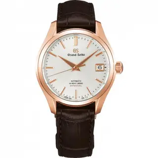 Grand Seiko Automatic Hi Beat 36000 Special Pink Gold / White / Strap