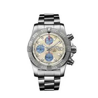 Breitling Avenger II Stainless Steel / Mother-of-Pearl Sky / Japan Special Edition