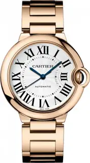 Cartier Ballon Blue de Cartier 36 Automatic Pink Gold / Silver / Bracelet