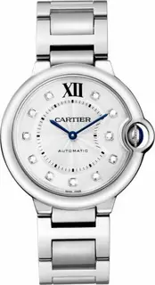 Cartier Ballon Blue de Cartier 36 Automatic Stainless Steel / Diamond / Bracelet
