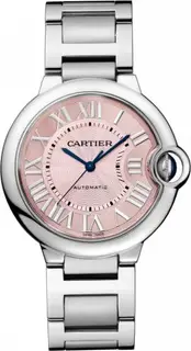 Cartier Ballon Blue de Cartier 36 Automatic Stainless Steel / Pink / Bracelet