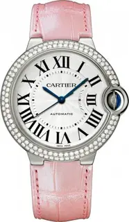 Cartier Ballon Blue de Cartier 36 Automatic White Gold / Diamonds / Pink