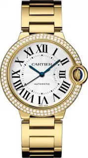 Cartier Ballon Blue de Cartier 36 Automatic Yellow Gold / Diamonds / Bracelet