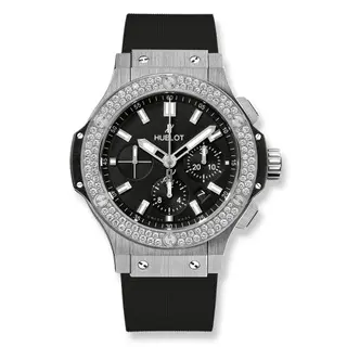 Hublot Big Bang 45 Stainless Steel / Diamond / Black