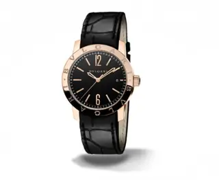 Bulgari Bulgari Solotempo 39 Pink Gold Black