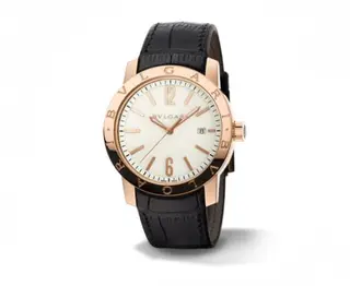 Bulgari Bulgari Solotempo 39 Pink Gold White