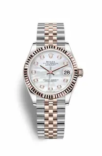 Rolex Datejust 31 Stainless Steel / Rose Gold / Fluted / MOP / Jubilee
