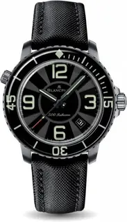 Blancpain Fifty Fathoms 500 Fathoms Titanium / Black / Black Canvas