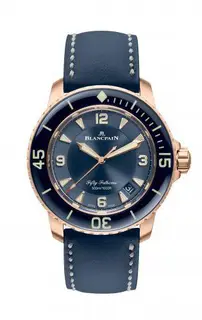 Blancpain Fifty Fathoms Automatique Red Gold / Blue / Calf