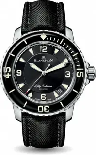 Blancpain Fifty Fathoms Automatique Stainless Steel / Black / Black Canvas