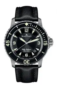 Blancpain Fifty Fathoms Automatique Titanium / Black / Canvas
