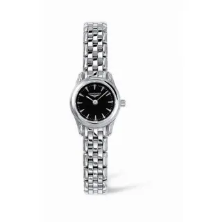 Longines Flagship 20 Quartz Stainless Steel Black