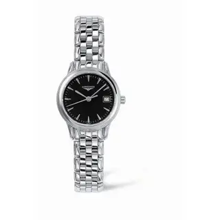 Longines Flagship 25 Quartz Stainless Steel Black