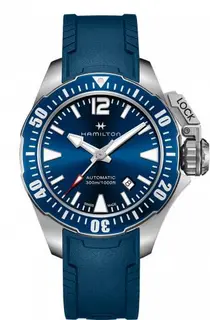 Hamilton Frogman Auto Blue / Rubber