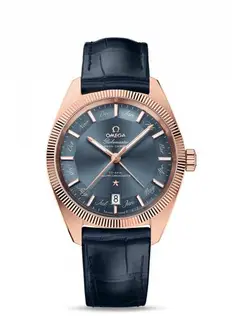 Omega Globemaster Annual Calendar Sedna Gold / Grey