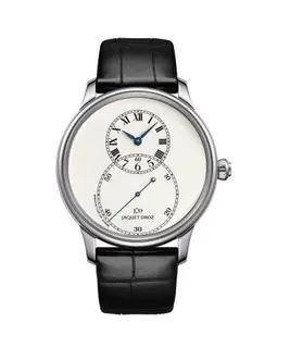 Jaquet Droz Grande Seconde 39 Ivory Enamel / White Gold