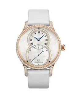 Jaquet Droz Grande Seconde 39 Mother of Pearl Diamond / Red Gold