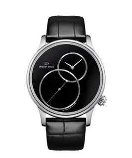 Jaquet Droz Grande Seconde 43 Decentree Onyx / Stainless Steel