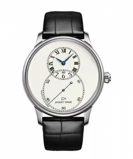 Jaquet Droz Grande Seconde 43 Ivory Enamel / White Gold