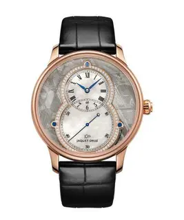 Jaquet Droz Grande Seconde 43 Meteorite Diamond / Red Gold
