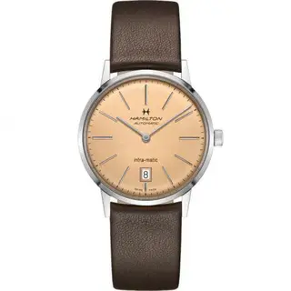 Hamilton Intra-Matic 38 Stainless Steel / Champagne