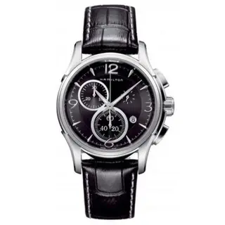 Hamilton Jazzmaster 42 Quartz Chronograph Stainless Steel / Black / Strap