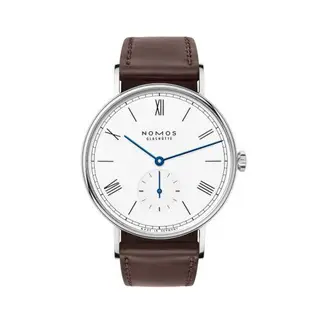 Nomos Glashütte Ludwig 38 Enamel White See-Through