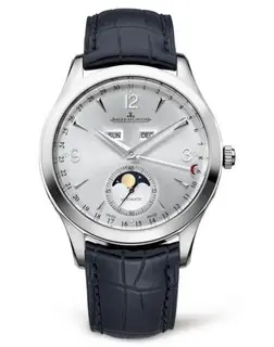 Jaeger-LeCoultre Master Calendar Stainless Steel / Silver / Alligator