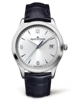 Jaeger-LeCoultre Master Control Date Stainless Steel / Silver / Alligator