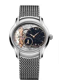 Audemars Piguet Millenary Hand-wound Frosted White Gold / Aventurine / Bracelet