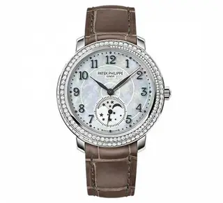 Patek Philippe Moonphase 4968 White Gold / White Mother of Pearl