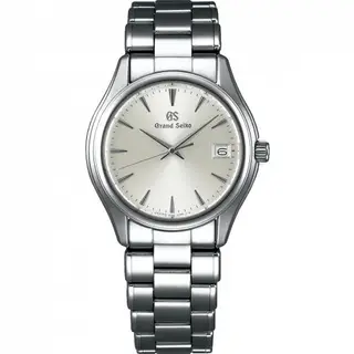 Grand Seiko Quartz Date Stainless Steel / Silver / Bracelet