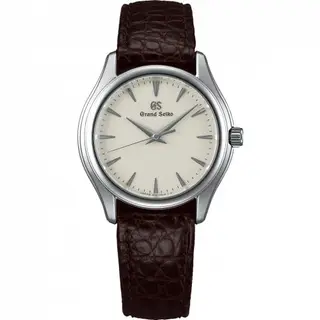Grand Seiko Quartz Stainless Steel / Cream / Strap