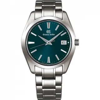 Grand Seiko Quartz Titanium / Blue / Bracelet