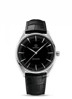 Omega Seamaster Master Co-Axial 39.5 Olympic Games Platinum / Enamel / Alligator