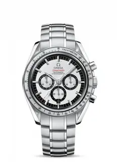 Omega Speedmaster Michael Schumacher Stainless Steel / Silver / Bracelet / The Legend Silver