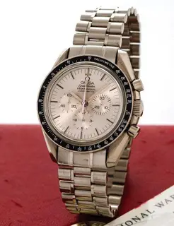 Omega Speedmaster Professional Moonwatch Apollo XI 25th White Gold Bracelet